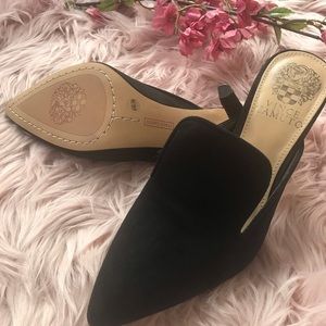 Vince Camuto Black Pointed mules Stiletto Heels